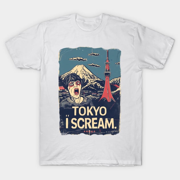 Tokyo I Scream 2 T-Shirt by Beni-Shoga-Ink